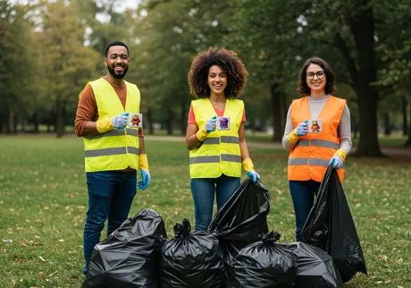 Équipes de nettoyage environnemental
