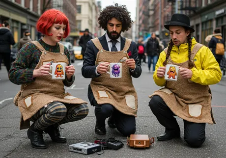 Équipes de flash mobs